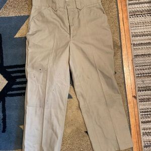 Khaki Carhart pants. (Some paint stains)